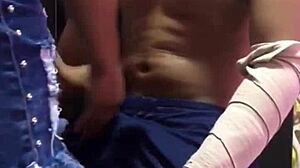 Visiting my mature neighbor while his wife is away