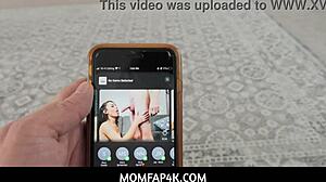 busty brunette stepmom says pound me hard if you keep my secret