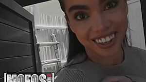 Angelina Moon Cheats With Gardener Logan Xander For Blowjob And Pussy Riding