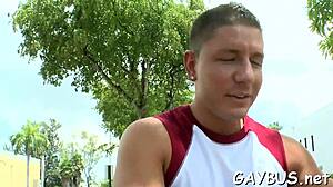 Homo Sex Partners Engage in Intense Gay Encounters