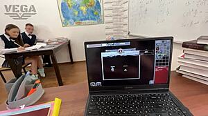 i showed a cute student how to suck big cock