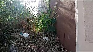 I Picked Up a Hot Brazilian Teen on the Street and Took Her to the Woods to Eat Her Little Pussy