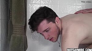 i fuck my new twink stepson hard in gay mature porn.
