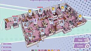 my boss reveals perfect cleavage and teases me in tsundere milf hentai game