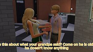 Grandpa's visit turns into a wedding cuckold adventure, part 1