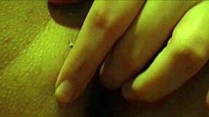Anal fingering leads to messy cumshot orgasm