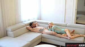 CUM INSIDE ME - he emptied his soul inside her - SENSUAL SEX WITH BIG TIT BLONDE PRINCESS KIARA LORD - CREAMPIE