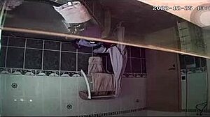 French Blonde Teen Caught on Hidden Cam in Amateur Shower Spy