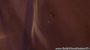 Watch This Brunette Indian Beauty Undress With Teasing Striptease Moves.