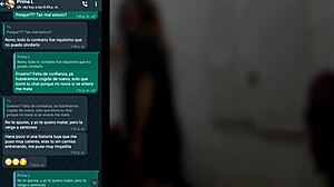 I chat with my cousin on whatsapp and she gets hot in my room.