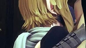 yaoi femboy zelda gives link asian handjob and blowjob