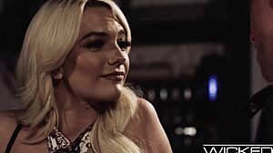 mega hot blonde babe kenna james sucks and rides big fat dick