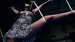 Hey dude, tied up Angelica Heart is the hottest in this old factory bondage scene!