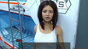 Stranded in space 105 - planning a threesome with bisexual girl next door
