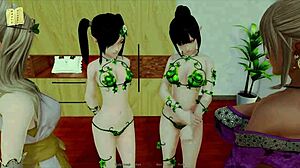 Harem Hotel 405: Curvy Girls with Big Tits in Sexy Outfits