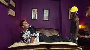 Latin Guy Gets Bent Over And Fucked In His Ass By Black Stud