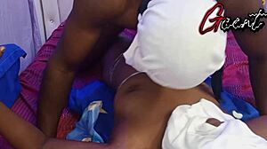 Girlfriend moans with pleasure while getting fucked passionately