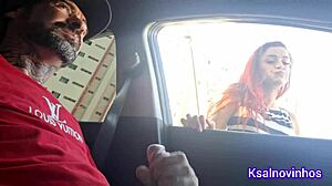 Mostrei PAU para novinha na rua e pedi informação