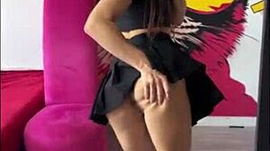 Skinny Slut Rides Hard, Orgasms Explode