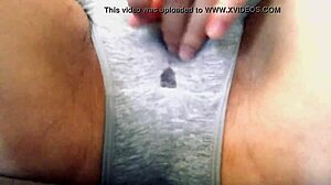 my pussy's so wet from masturbatin in panties, i'm so horny!