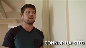 Connor retaliates by spending time with his boyfriend's buddy, sharing kisses and tattoos in a neighborly setting - nextdoorraw