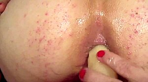 Watch as elly is taken from behind with a dildo, exploring anal pleasures in this toys video.