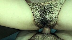 Stepsister’s first homemade sex gets wild with her tight hairy pussy