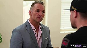 hot milf massages big ass for lawyer