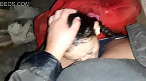 we snuck into an abandoned spot for wet lesbian sex with dirty talk