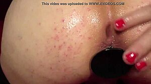 Watch as elly is taken from behind with a dildo, exploring anal pleasures in this toys video.