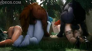 3D Hentai Features Tyrande, Jaina, Alexstrasza, and Elves in Musical Fantasy