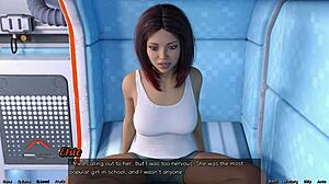 Stranded in space 105 - planning a threesome with bisexual girl next door