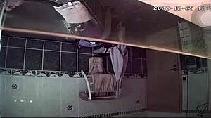 French Blonde Teen Caught on Hidden Cam in Amateur Shower Spy