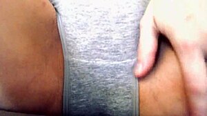 my pussy's so wet from masturbatin in panties, i'm so horny!