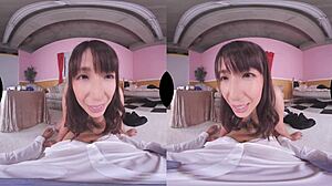 Teen gives blowjob and creampie while husband sleeps