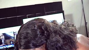 Stepsister helps virgin stepbrother with a quick release