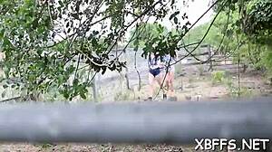 Bffs Tease Horny Lad's Cock With Tight Sucking And Ball Licking