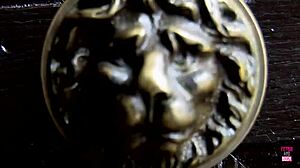 A brunette's funeral turns into a gathering for attendees.