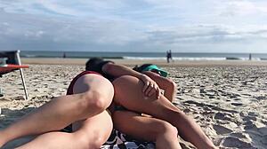 Milf Gets Unexpected Anal Creampie In Public