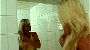 Wow, watch two gorgeous German teens rub clits for first time on camera!