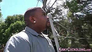 Wow, Watch This Cuckolding Milf Take BBC Sperm in Her Mouth!