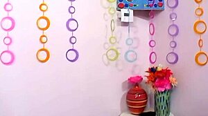 Hey, Jaylynn Sinz takes on a massive 12-inch challenge in her tight space.