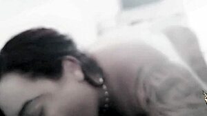 brunette maid gives ass and sucks boss overtime with toys