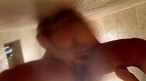 Spying on friend's wife in shower leads to creampie invitation!