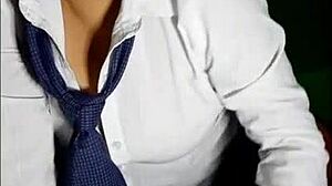 Stepdaughter gets very hot after classes and gives me intense sex