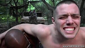 Steamy twin gay blowjob porn ends with kinky training