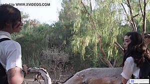 I watched the principals seducing the hottest lesbian stars Jane Wilde and April Olsen