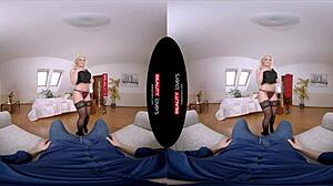 time to seal the deal with blonde in heels