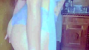 Latina Teen Shows Off Big Ass And Small Tits