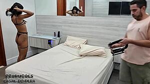 Watch the Brazilian Babe Scream in Orgasms at the Motel?